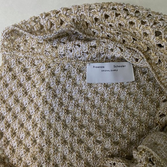 Proenza Schouler Metallic Mesh Tank Top - Picture 15 of 15